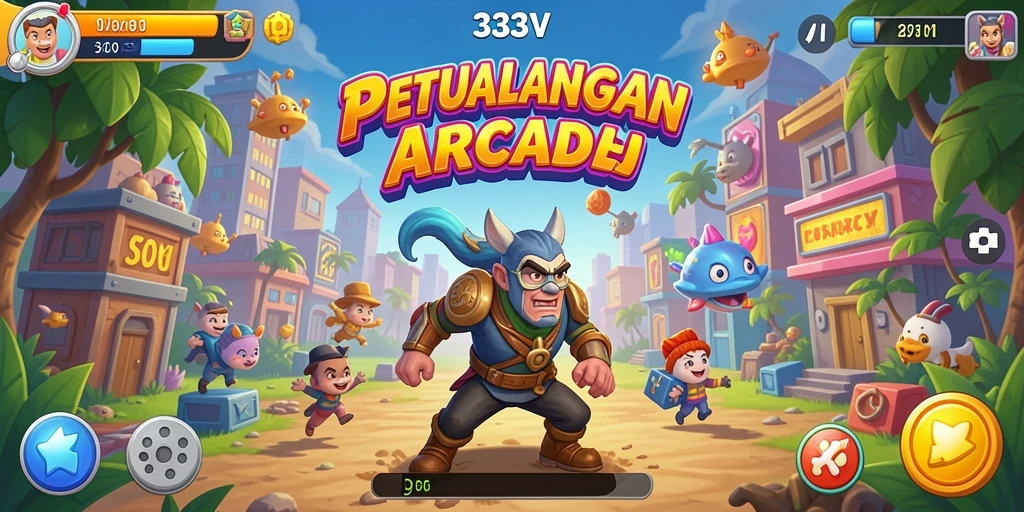 Tampilan gameplay seru dalam 333V layak dicoba oleh setiap penggemar arcade.