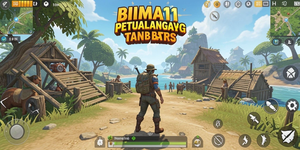 Tampilan gameplay apik dalam dunia terbuka yang luas dan interaktif.