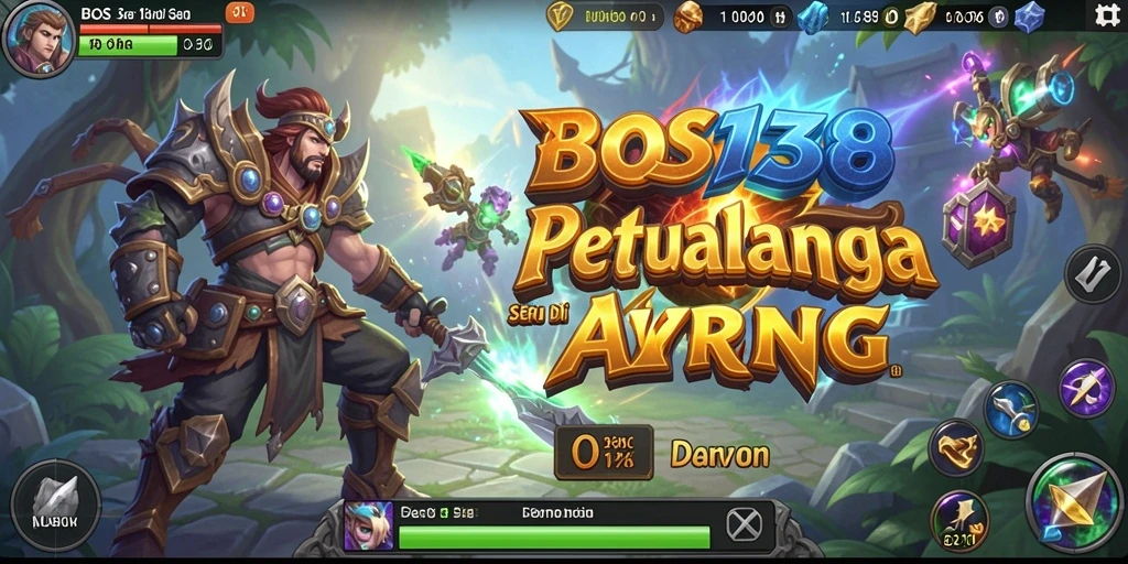 Tampilan gameplay seru di dunia ARPG BOS138.
