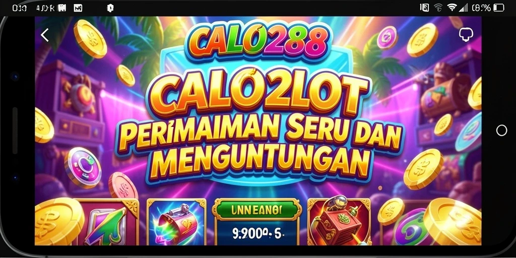 Tampilan gameplay SLOT CALO288 yang seru dan mengasyikkan.