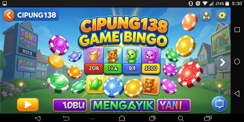 Tampilan gameplay seru Bingonya dalam CIPUNG138.