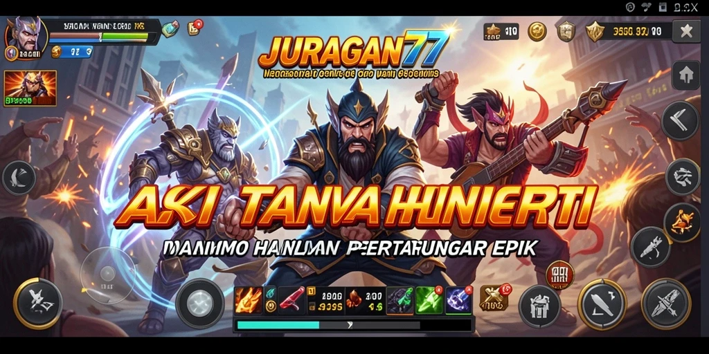 Tangkapan layar gameplay JURAGAN77 yang menegangkan dan penuh aksi.