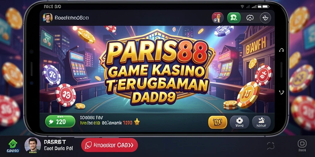 Tampilan gameplay seru dan interaktif dari PARIS88.