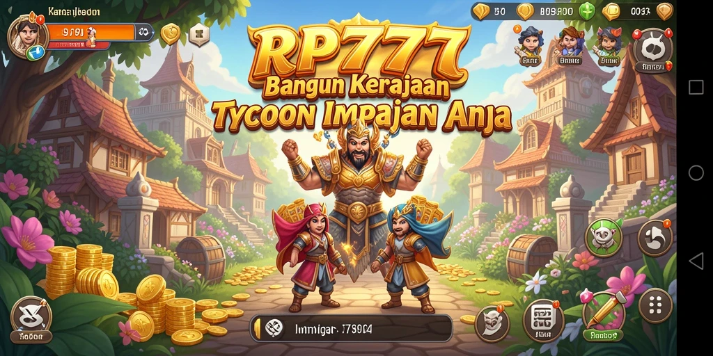Screenshot utama RP777 menunjukkan gameplay Tycoon yang mengasyikkan.