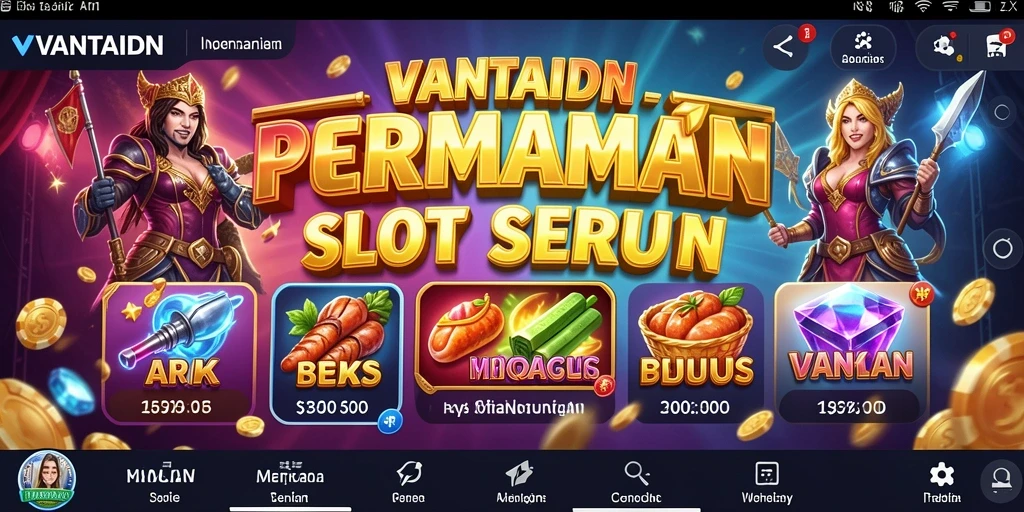 Screenshot gameplay VANTAIDN yang menampilkan suasana slot yang mendebarkan.