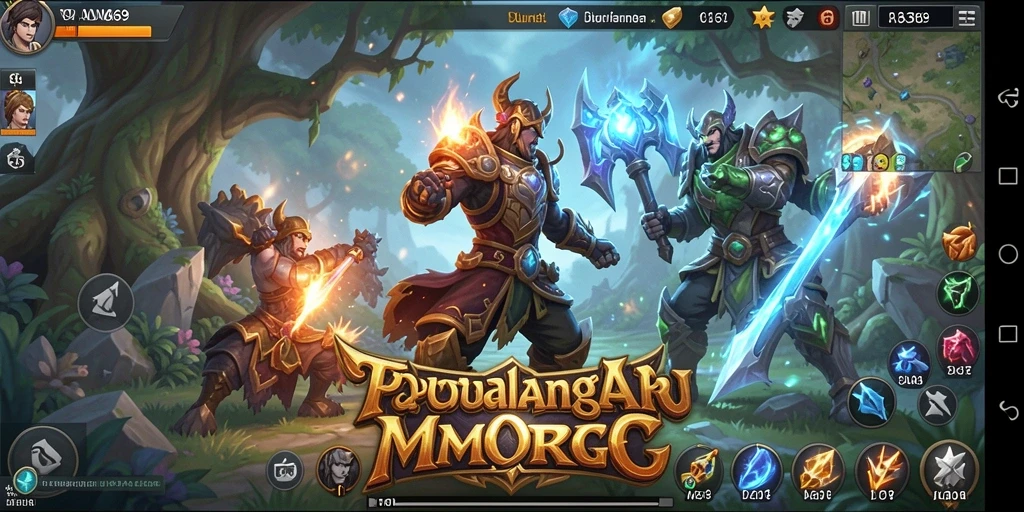 Tangkap momen seru gameplay MMORPG WA369 di dunia fantasi.