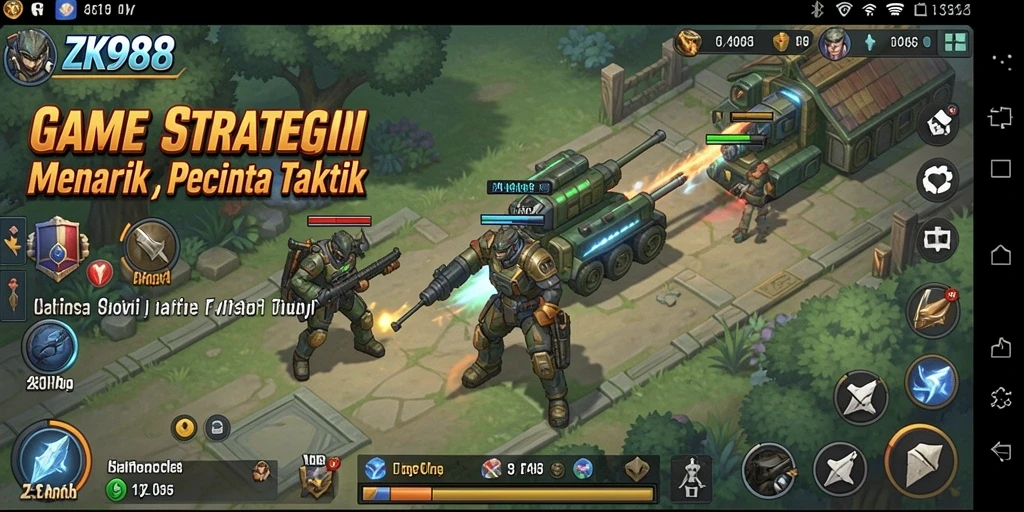 Tampilan gameplay ZK988 yang menarik dengan strategi mendalam.